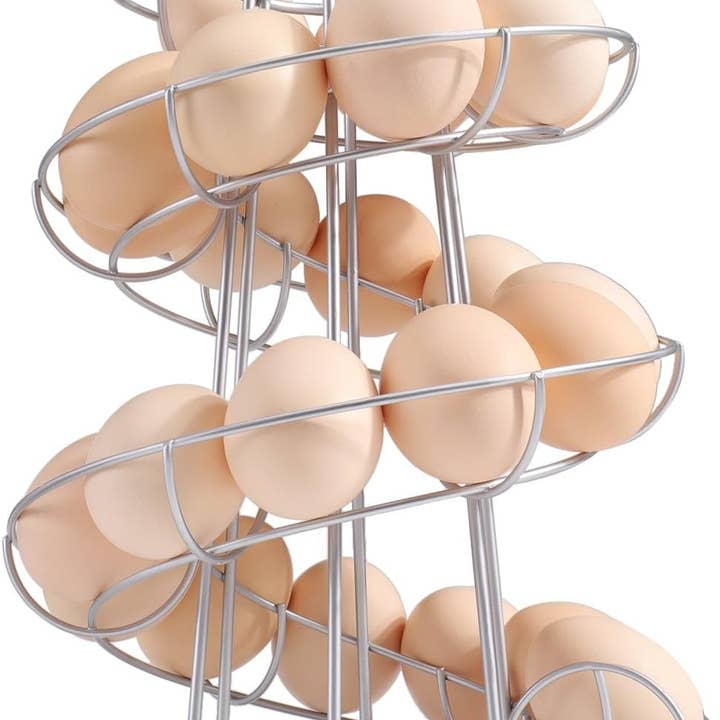 VIGOR - Wholesale Kitchen Storage/Organizer - Egg Holder Countertop Freestanding Wired & Spiral Medium Egg