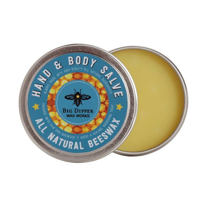 Hand & Body Salve – Beeswax, Jojoba & Essential Oils for wholesale by Big Dipper Wax Works