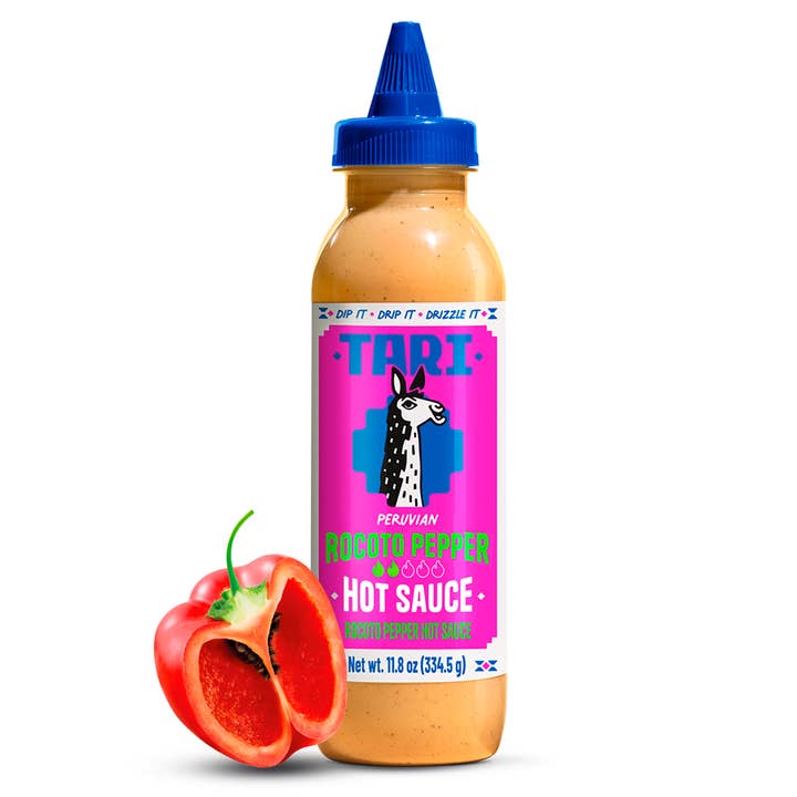 Tari Peruvian Hot Sauce - Wholesale Hot Sauce - Tari Hot Sauce - Rocoto Pepper - 11.8oz