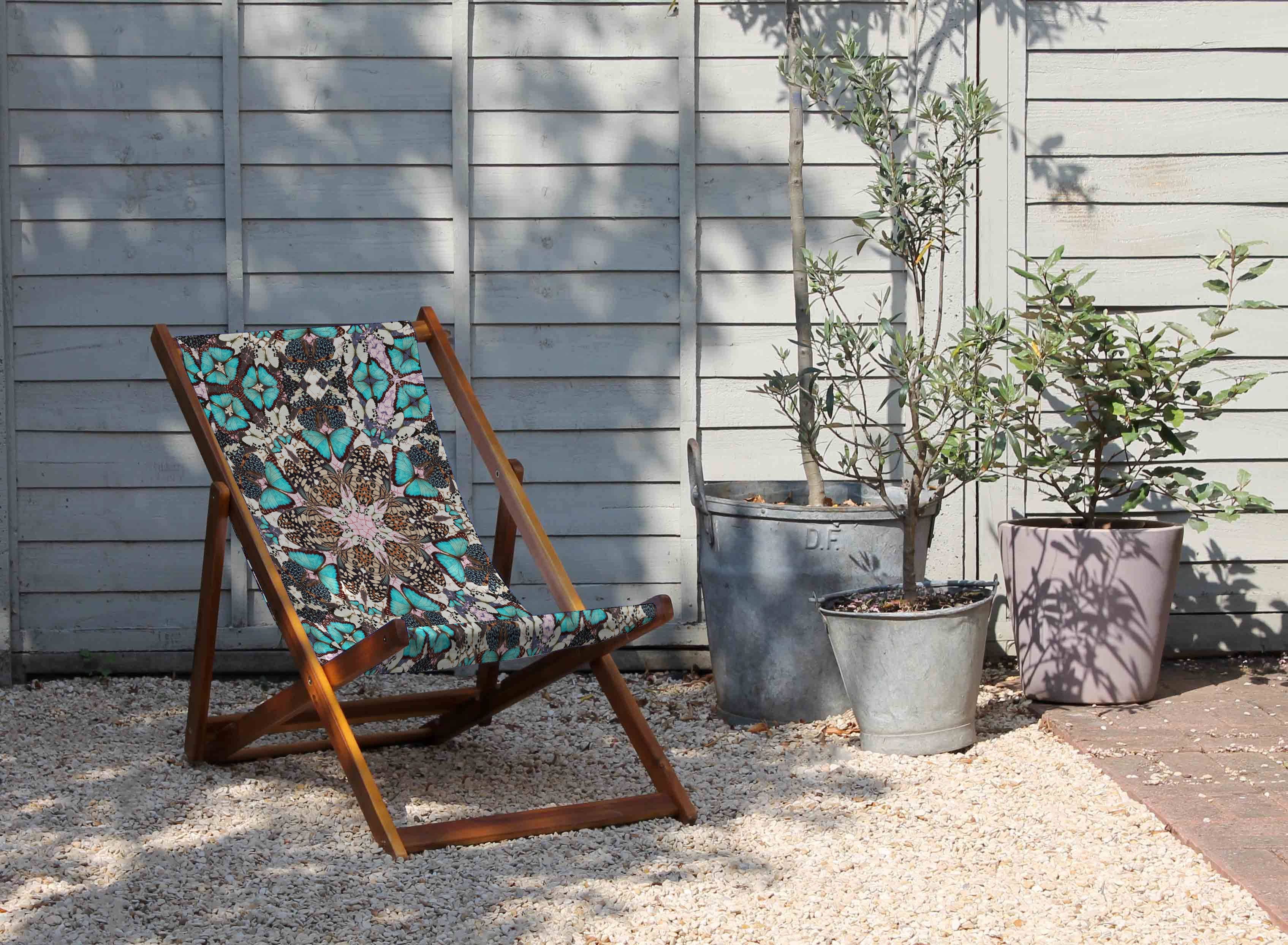 Lemon Made – Engroshandel Foldestol – Sommerfugle på min liggestol6