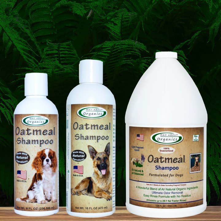 Mad About Organics - Wholesale Pet Shampoo - Dog - Oatmeal Shampoo Formulated for Dogs