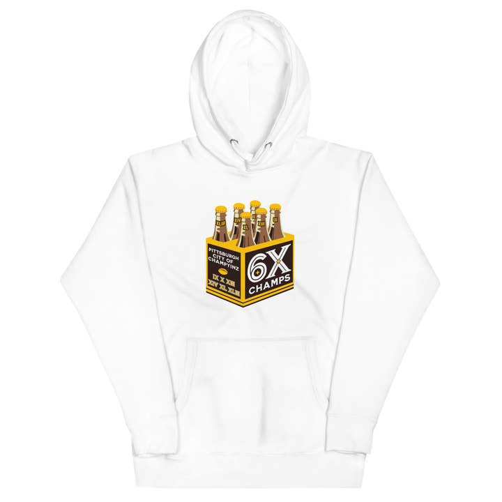 Pittsburgh Six Pack - Premium Fleece Hoodie för wholesale av Yinzylvania