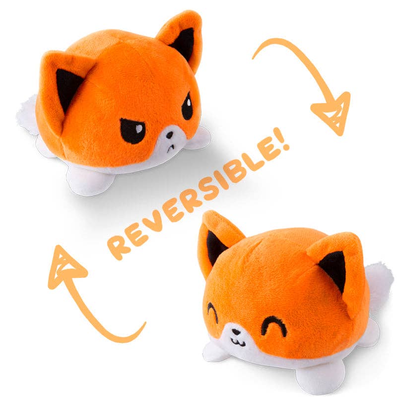 TeeTurtle - Wholesale Stuffed/Plush Toy - Kids & Baby - TeeTurtle Reversible Fox Plushie (Orange)0
