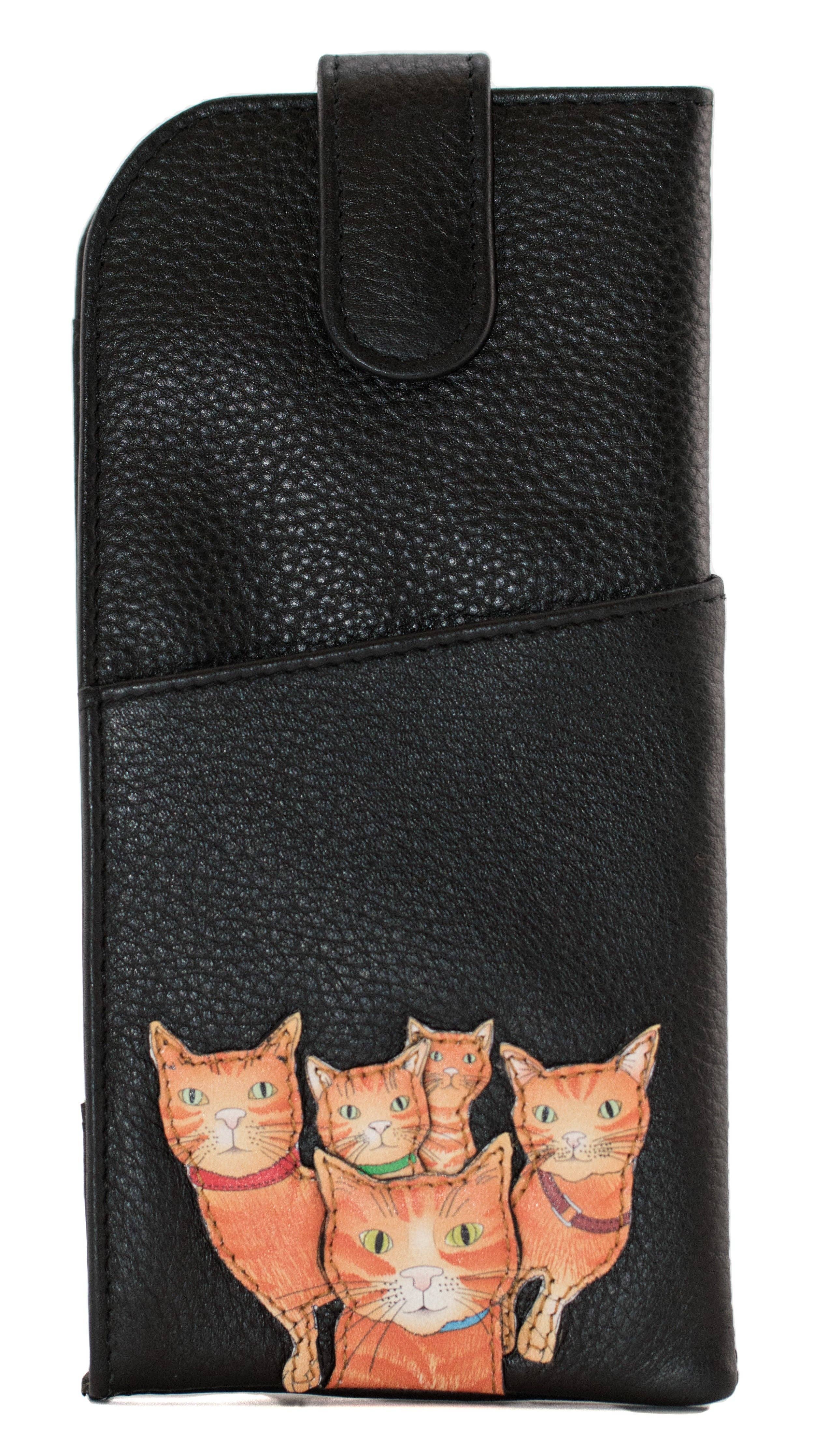 Mala Leather - Wholesale Eyewear Cases & Holders - Women's - Kitty Crew Glasses Case - 5209 36