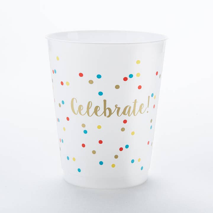 Kate Aspen – wholesale Disposable cup – Celebrate 14 oz. Stadium Cups (Set of 12)