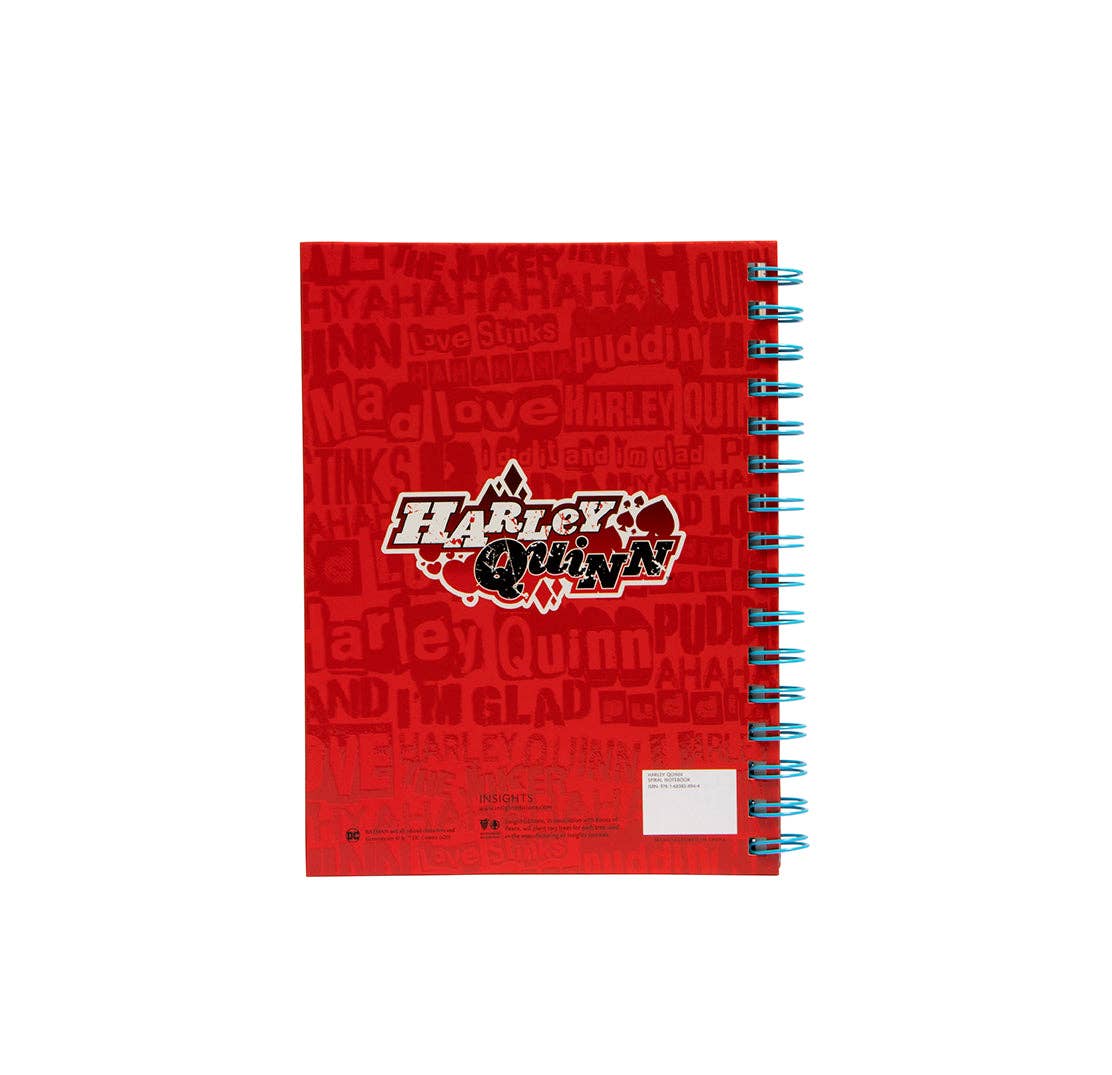 Insight Editions - #1 Pop Culture Publisher - Wholesale Notebook - DC Comics: Harley Quinn Spiral Notebook2