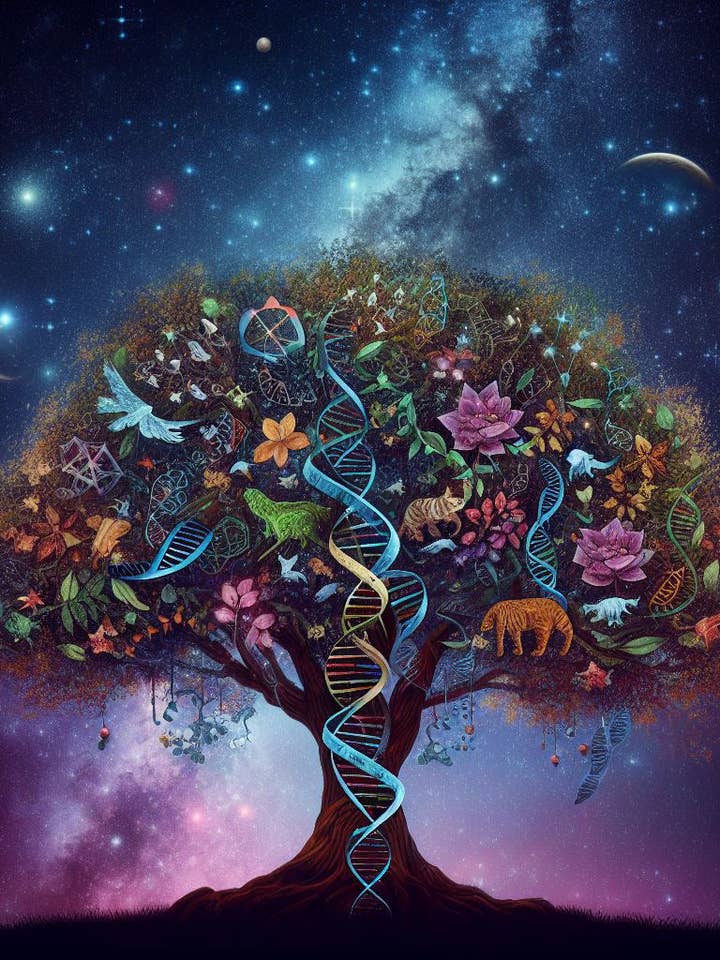 Árvore da Vida Pintura Digital III por atacado de Keep Calm Collection