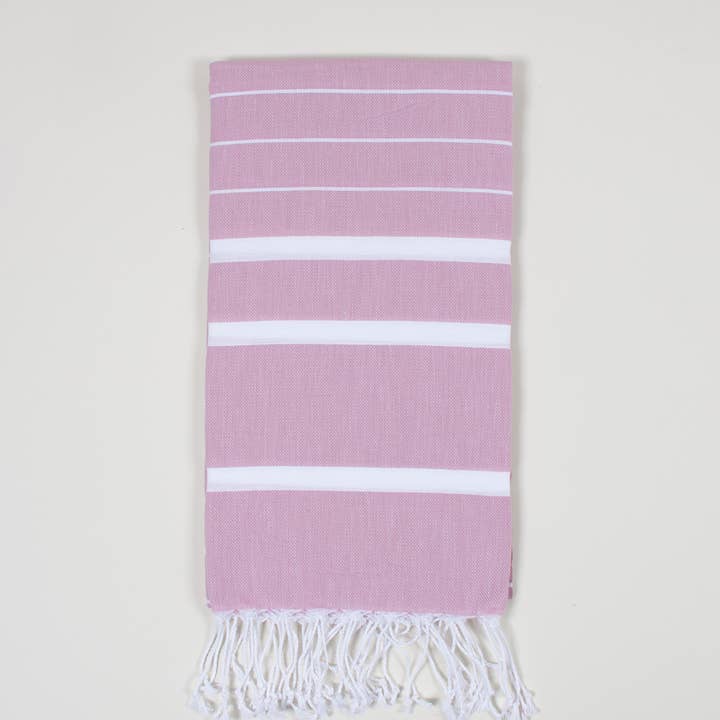 Bohemia Design - Wholesale Beach Towel - Ibiza Summer Vacation Hammam Towel, Vintage Pink