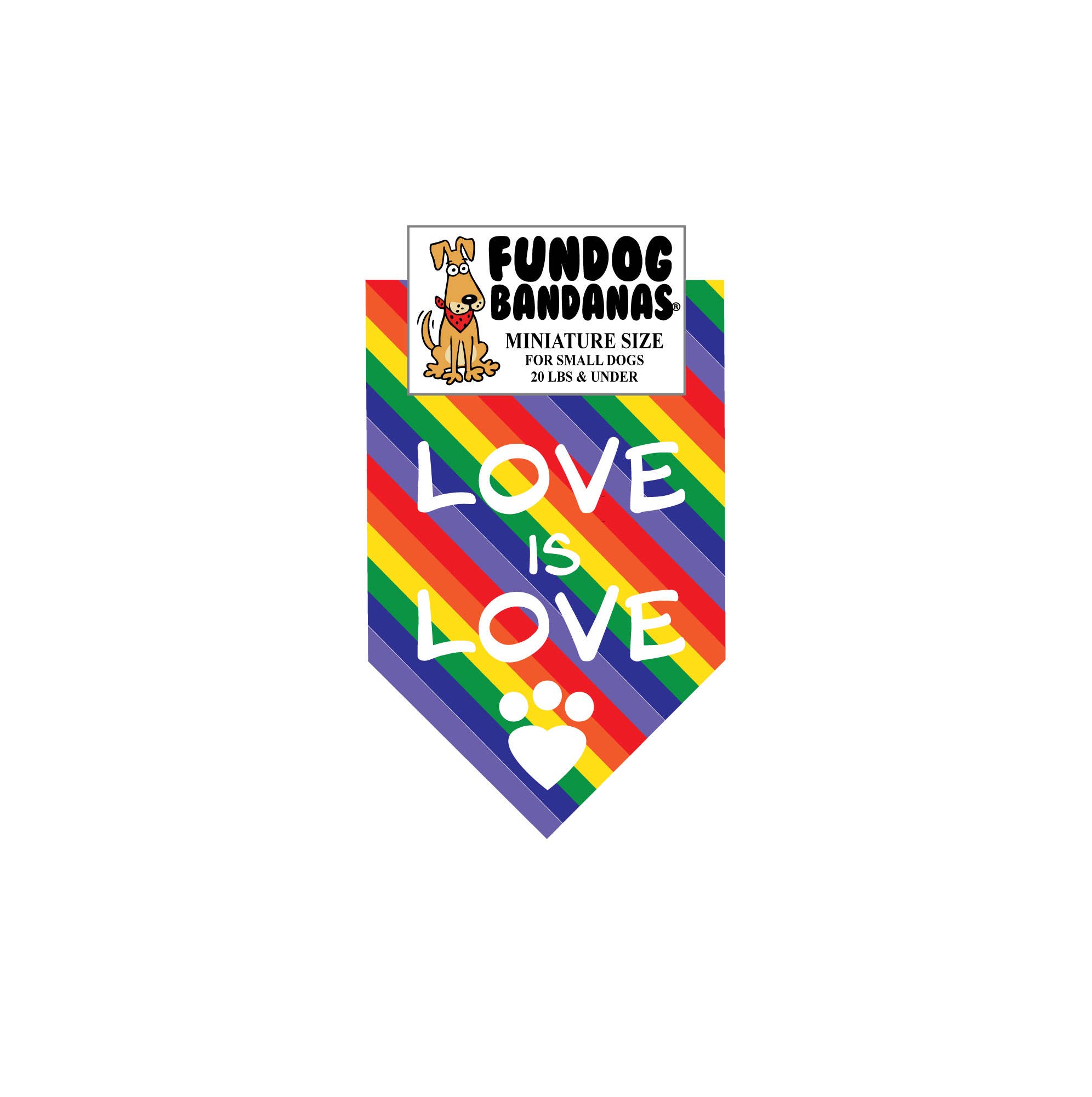 Assorted Rainbow Prints 5 Pack - Love is Love Bandana (Pride Edition) for wholesale on Faire3