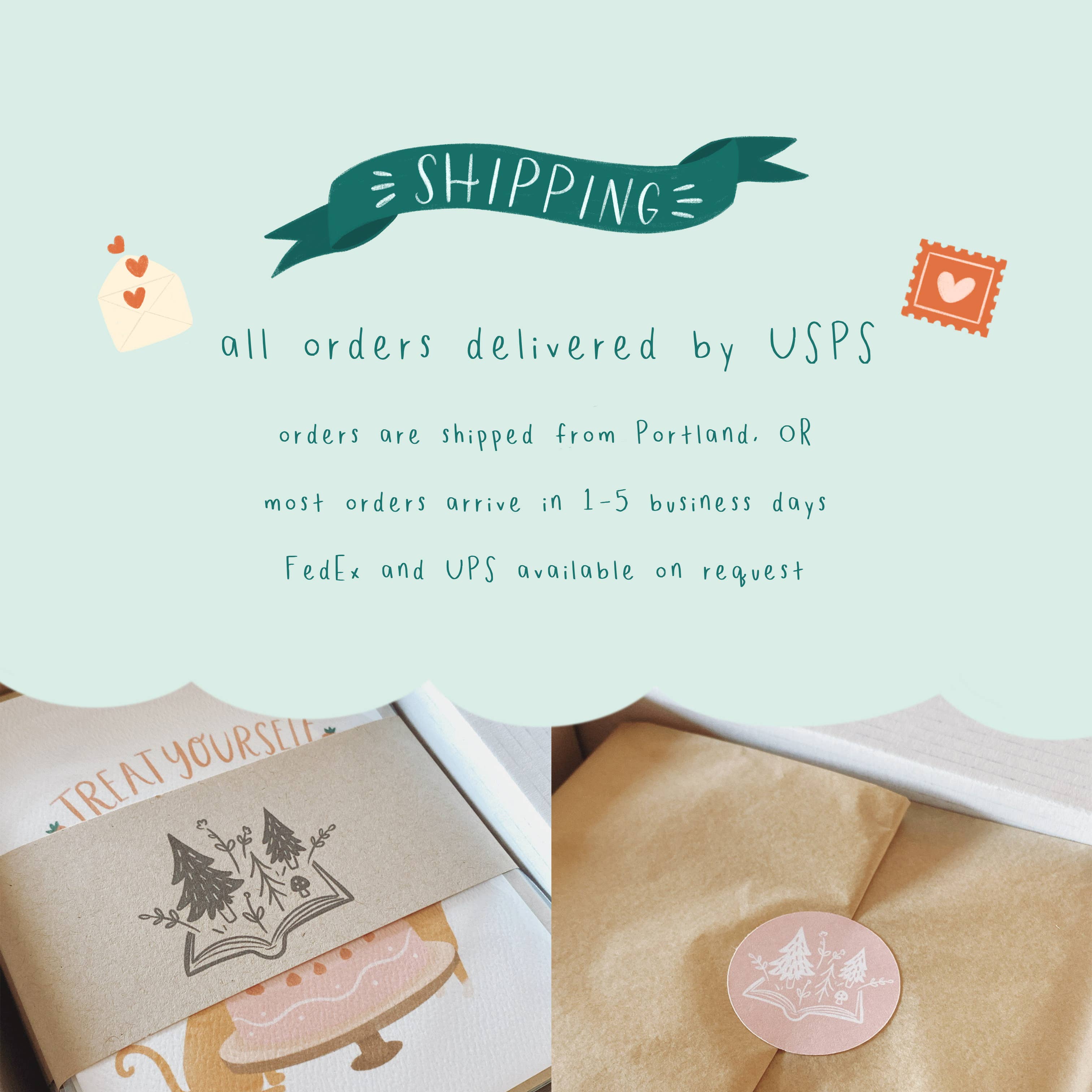 Fabled Forest – postal de bebé por atacado – Bem-vindo Bebé Móvel - Cartão de Felicitações para Chá de Bebé na Floresta3