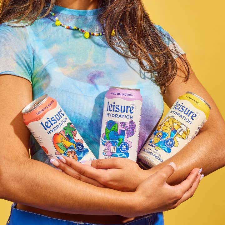 Leisure Hydration - Wholesale Flavored/Infused Water (Non-Carbonated) - Leisure Hydration Electrolyte Lemonade (16 oz x 12pk)
