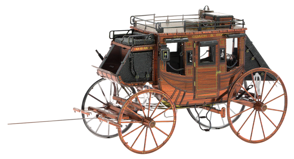 Metal Earth - Wholesale Decorative Tabletop Object - Wild West Stagecoach - COLOR3