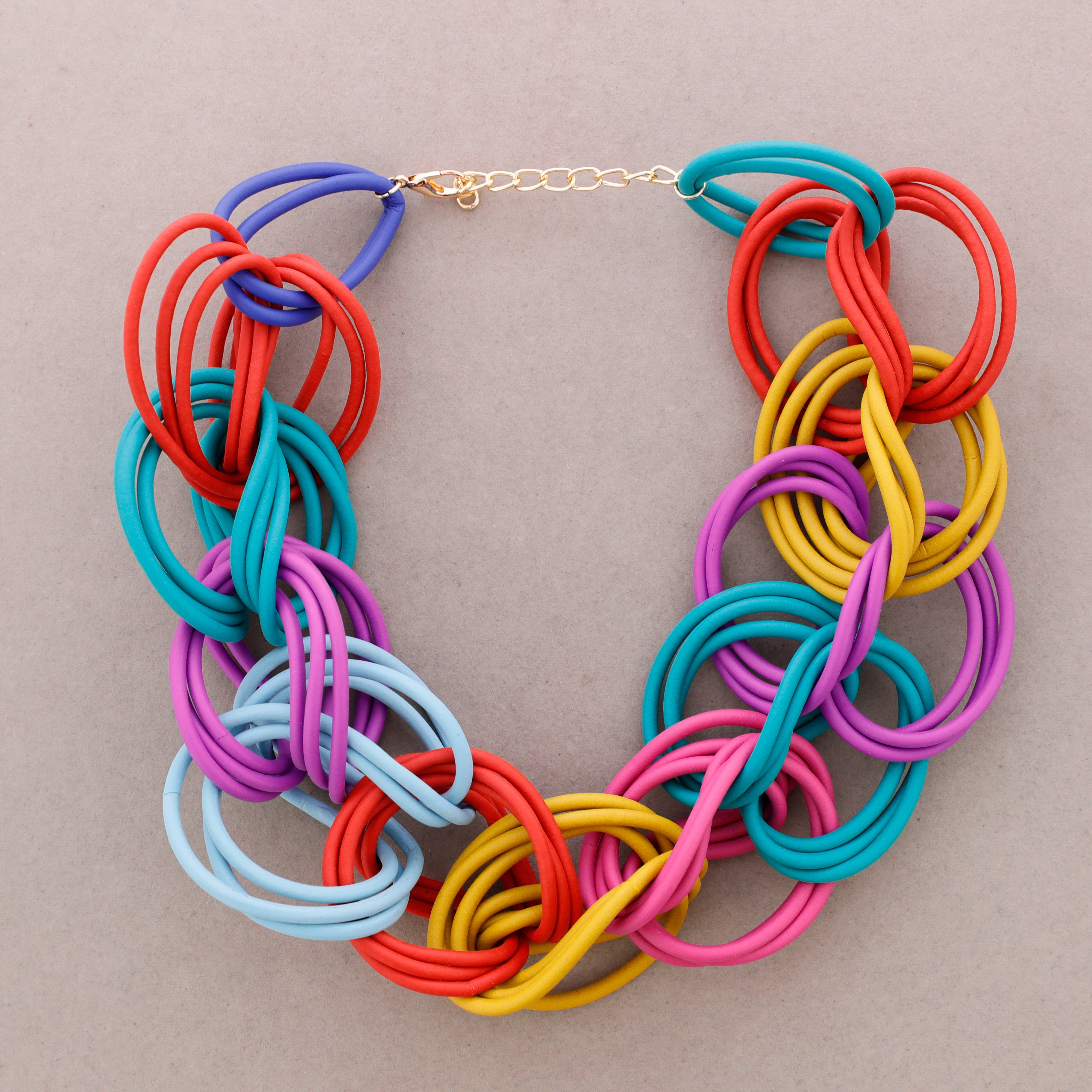 Sonata - Wholesale Snap Jewelry - Rubber Link Choker9