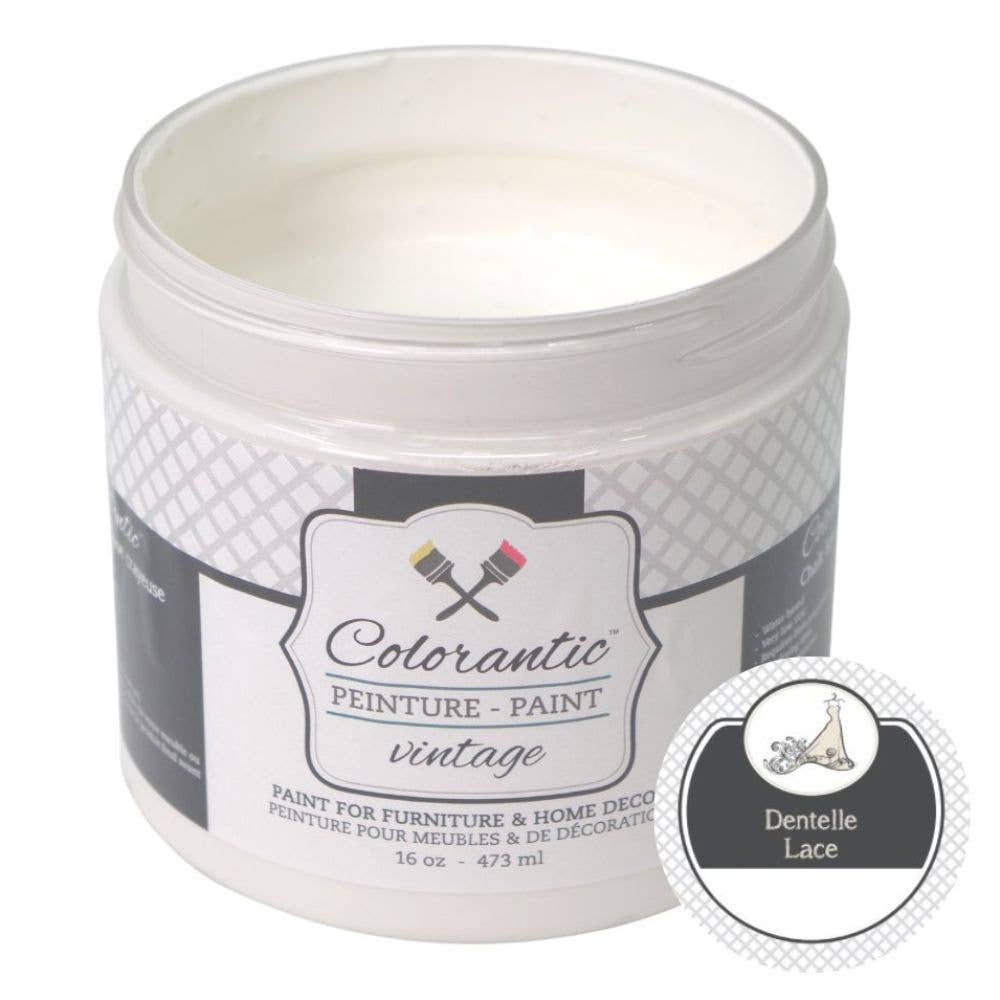 Colorantic - Wholesale Paint Set - COLORANTIC | Lace Chalk Based Paint (Off-White Color)10