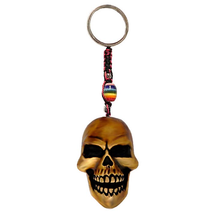 Skull Horror Durepox Resin Figurine Keychain for wholesale by Pichincha