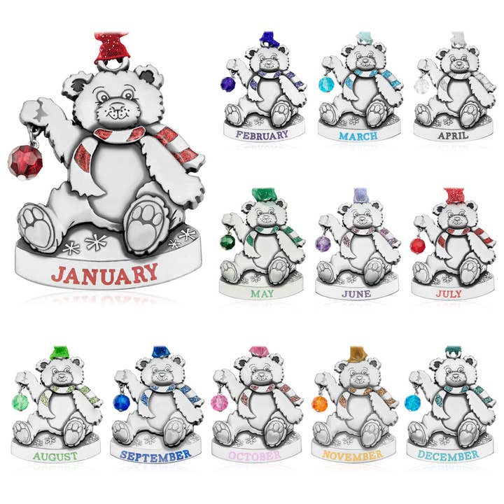 Gloria Duchin - Wholesale Ornament - Birthstone Bear Ornament22