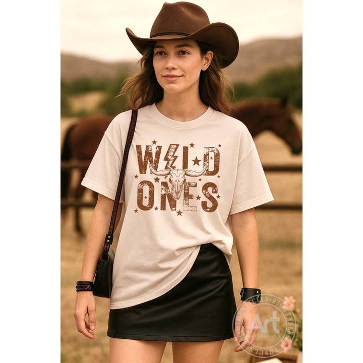 WILD ONES OVERSIZE TEE for wholesale by Art by Forgrand