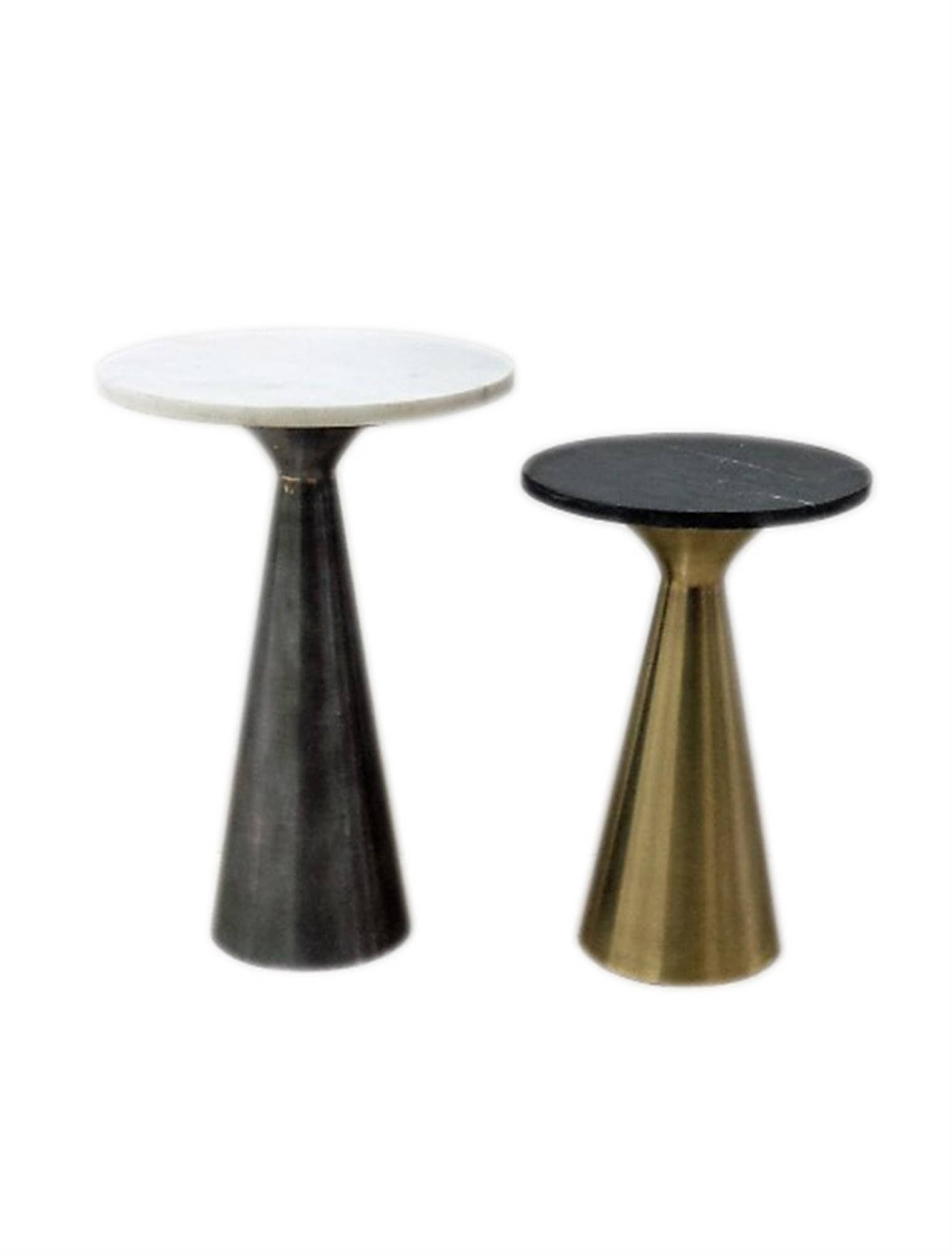 Multi Lg Round Marble Table 13.5"Dia for wholesale on Faire2