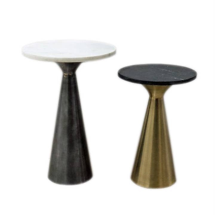 Multi Lg Round Marble Table 13.5"Dia for wholesale on Faire2