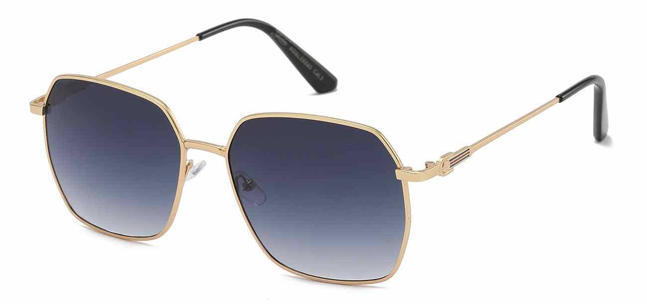 Sunrayzz Imports - Wholesale Sunglasses - Women's - Giselle Metallic Square Sunglasses gsl282451