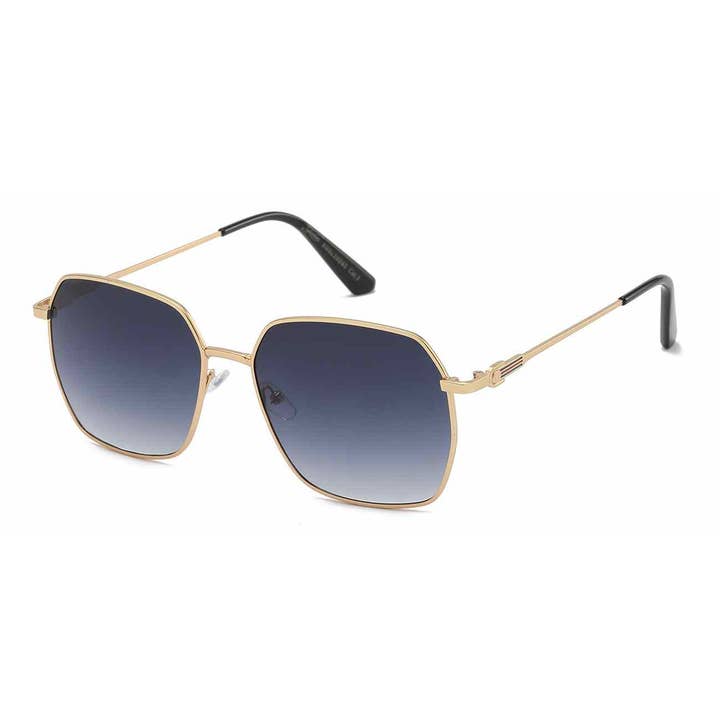 Sunrayzz Imports - Wholesale Sunglasses - Women's - Giselle Metallic Square Sunglasses gsl282451