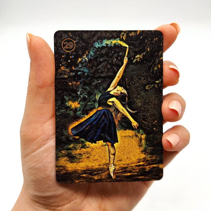 LA MUCI DESIGN - Wholesale Tarot Cards - Dreaming Lenormand Deck – 36-Card Gold Foil Divination Set6