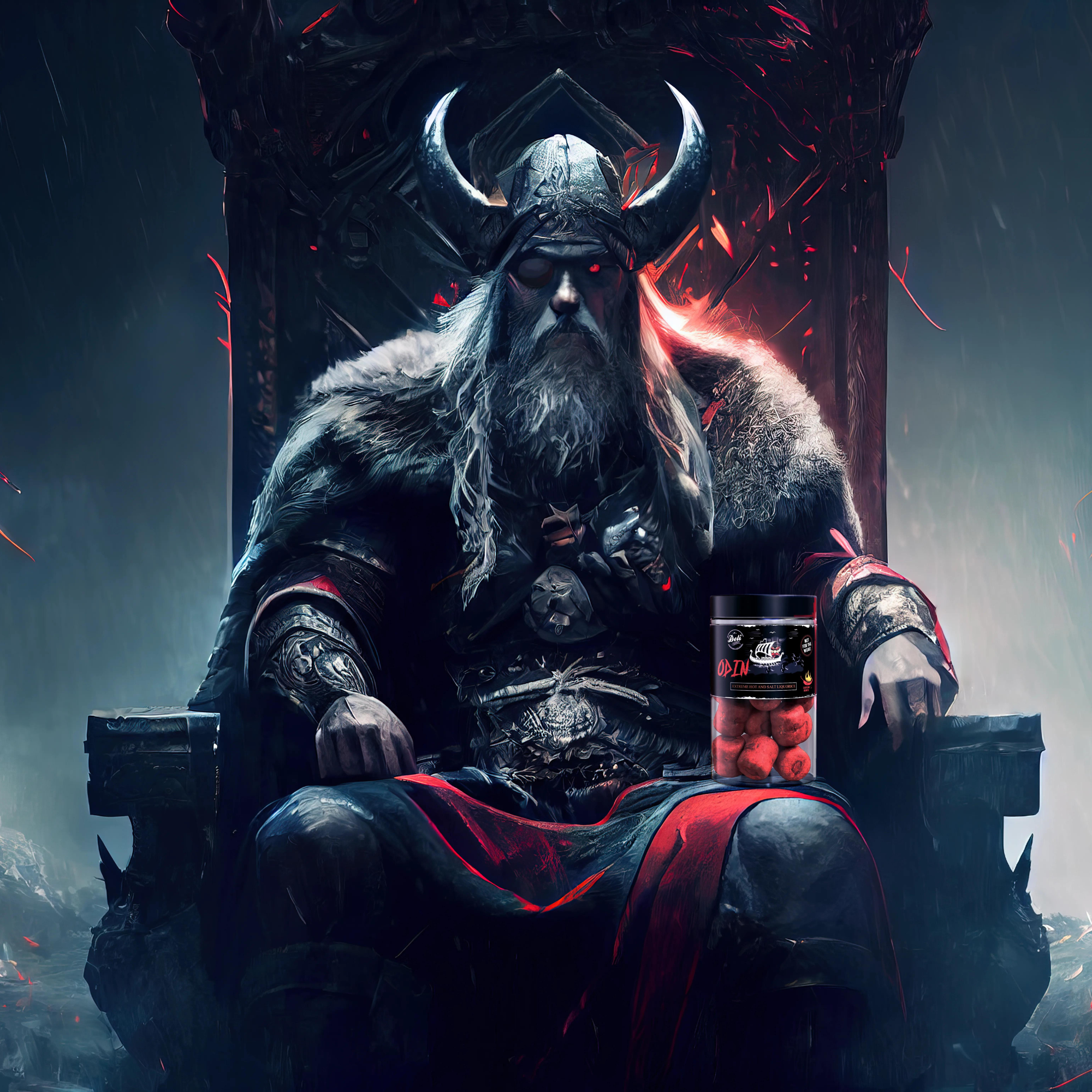 Delifabriken - Wholesale Licorice - ODIN Extreme hot liquorice. 170Gram1