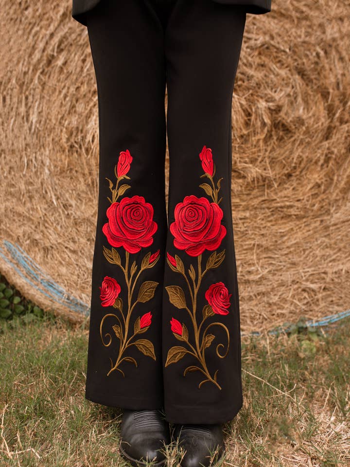 Black Rose Pant for wholesale by Rodeo Quincy