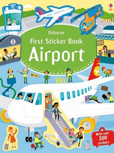 First Sticker Book Airport : Usborne for wholesale by HarperCollins