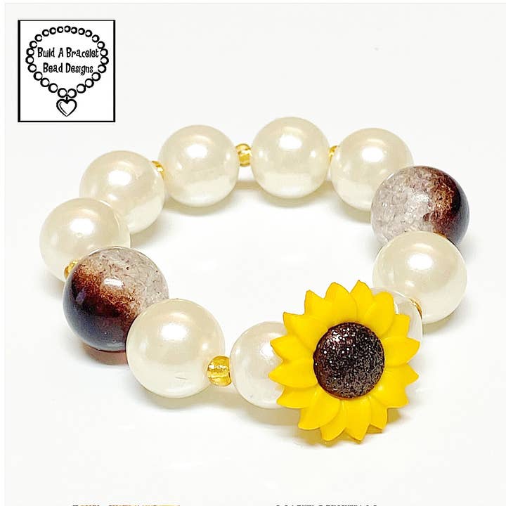 Simply A Sunflower 🌻 Bracelet for wholesale by Build A Bracelet Bead Designs