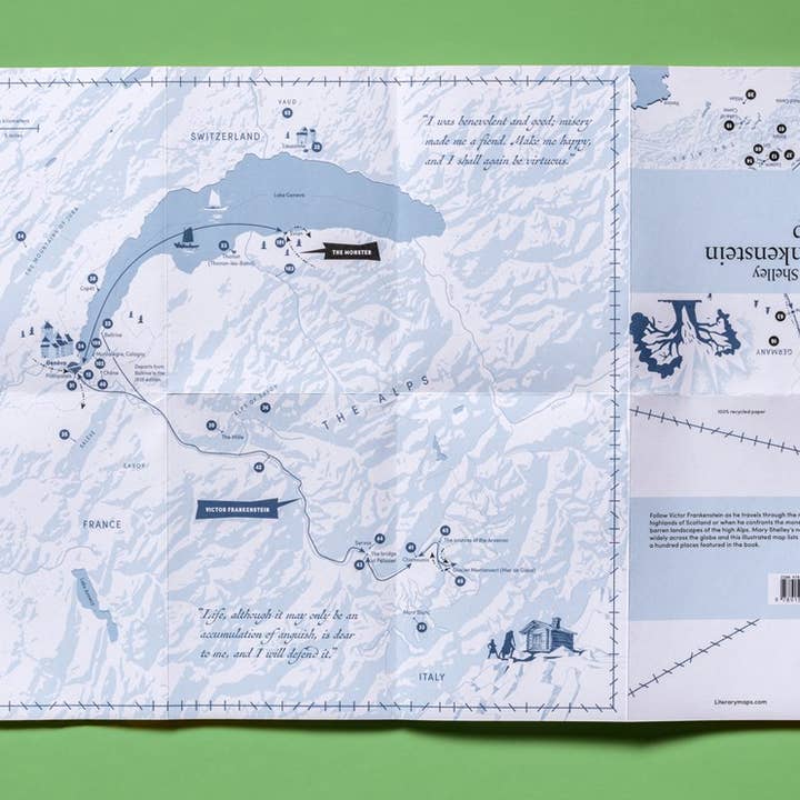 SCB - Vente Poster - Carte Mary Shelley : Frankenstein2