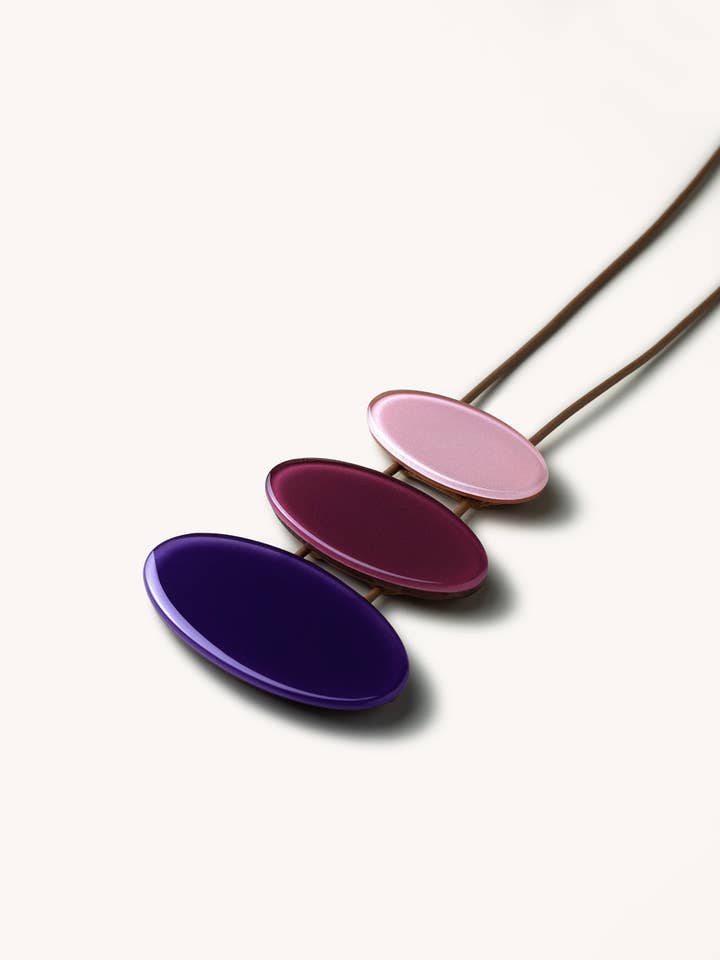 Scale Necklace - Rose Quartz for wholesale by Garda