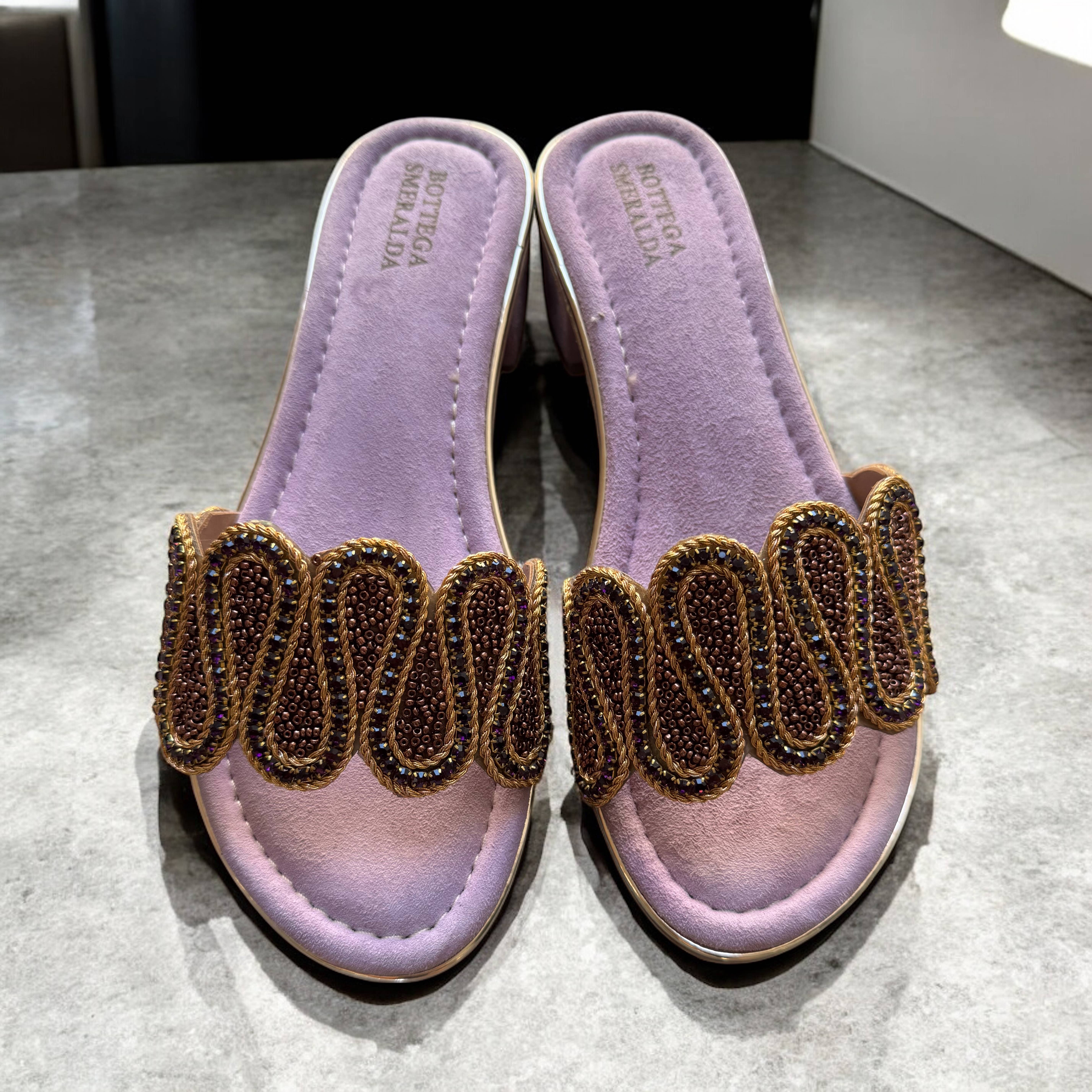 BOTTEGA SMERALDA - Wholesale Sandals - Women's - SANDAL ONDES STRAP 581SSQ LILAC 662