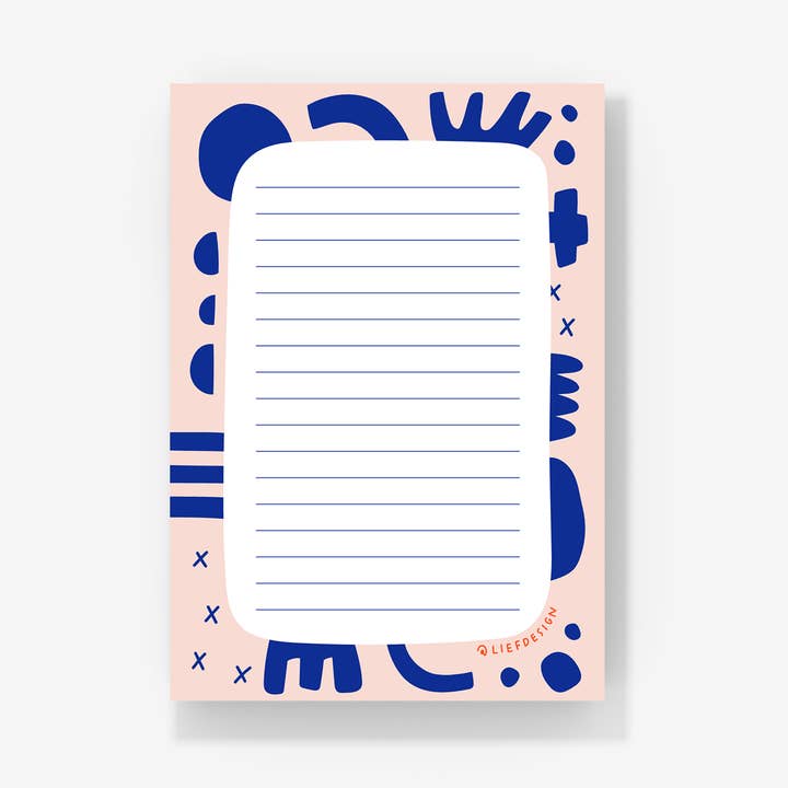 Modern Pattern Notepad for wholesale by LIEFdesign
