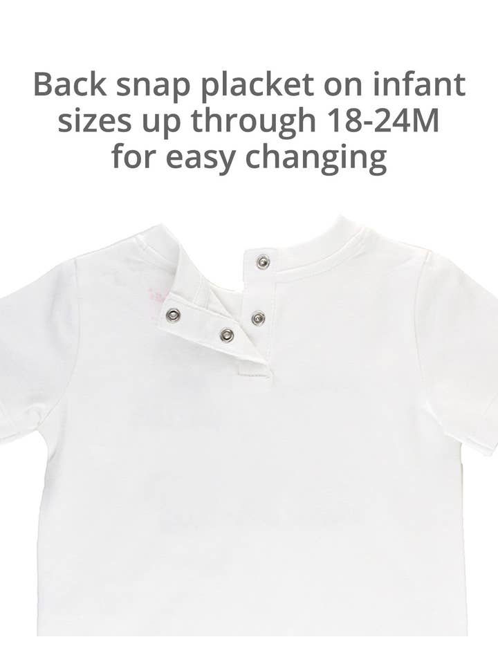 Blanco Camiseta gráfica blanca de manga corta para niñas de venta al por mayor en Faire2