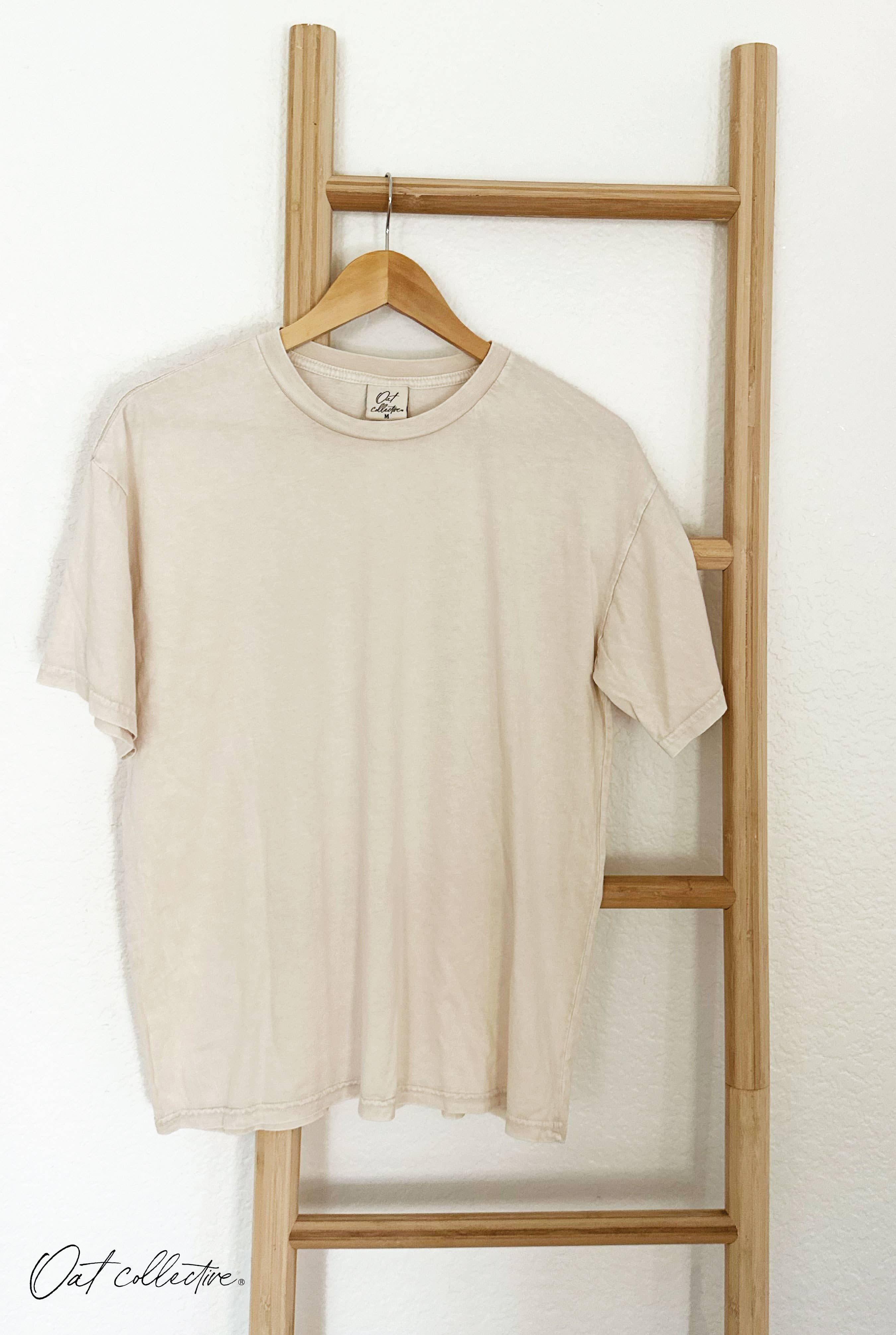 OAT COLLECTIVE - Wholesale T-Shirt - Women's - Premium Basic Cotton Supima Mineral Washed Tee3