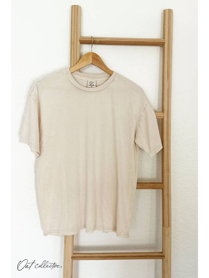 OAT COLLECTIVE - Wholesale T-Shirt - Women's - Premium Basic Cotton Supima Mineral Washed Tee3