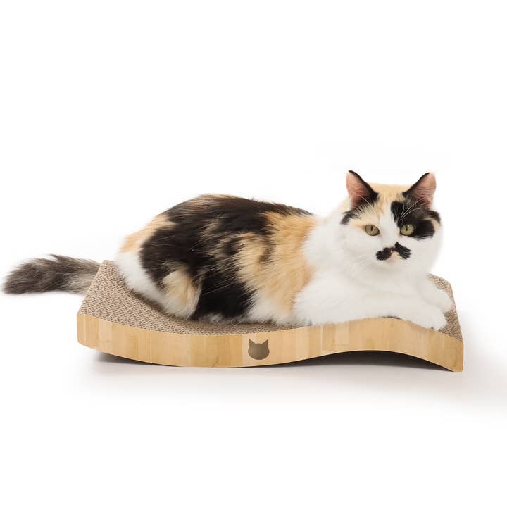 Ripple Reversible Scratcher (Oak) and other Purchase Wholesale cardboard cat scratcher. Free Returns & Net 60 Terms on Faire trending on Faire.