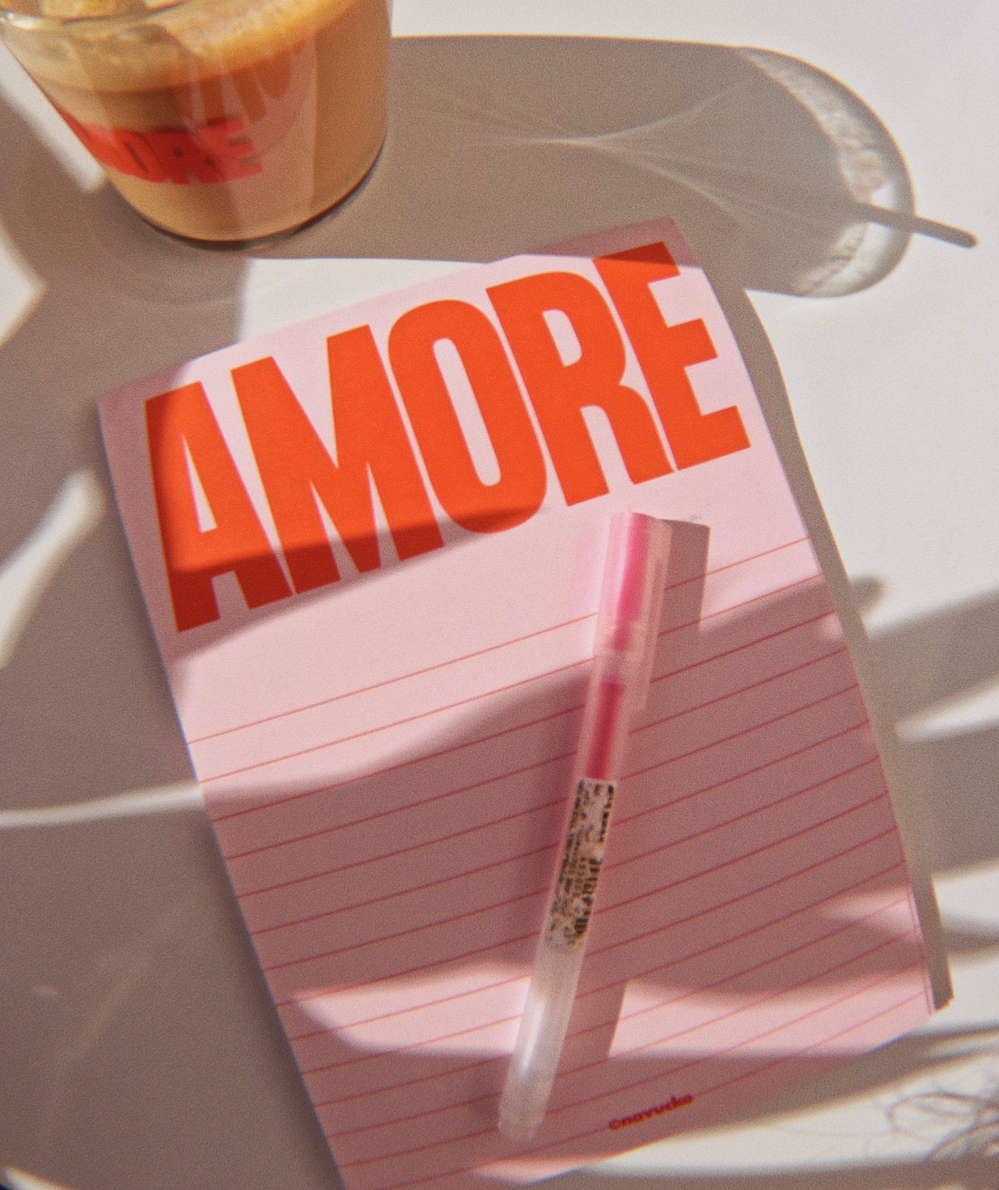 NAVUCKO - Wholesale Notepad - AMORE Notepad, DIN A5 – Pink/Red1