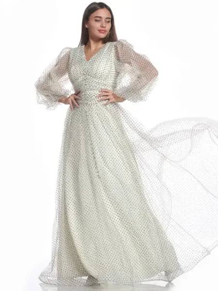 Abito Sussurro di Grazia-Abito Sussurro di Grazia incarna delicato per la vendita all'ingrosso da parte di Palestinian Elegance