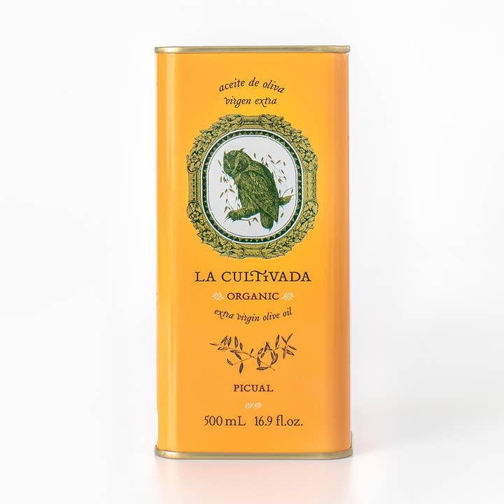 Organic Extra Virgin Olive Oil Picual 16.9 fl.oz. 500 ml for wholesale by La Cultivada