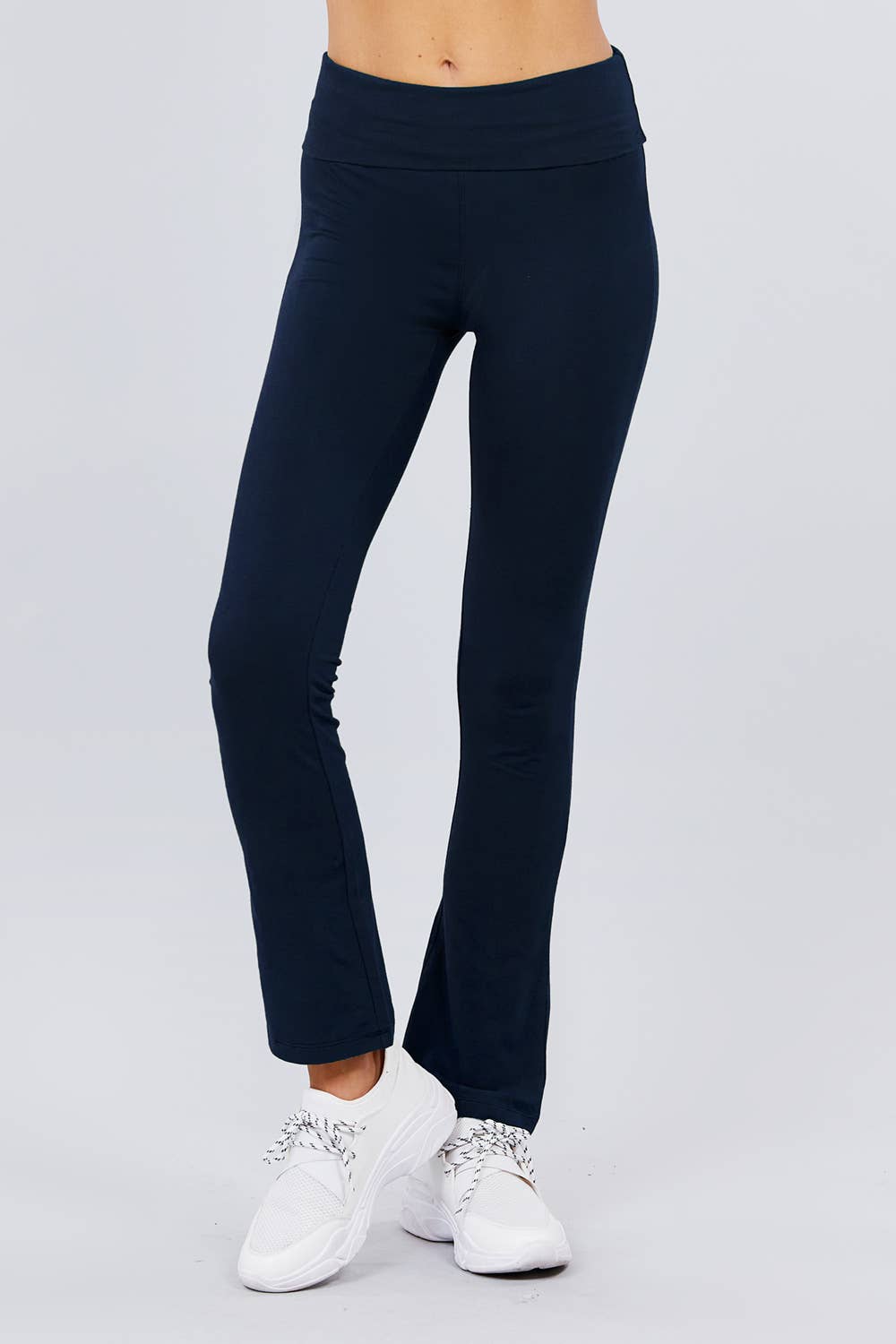 Active Basic | Active USA - Wholesale Sportbroek - Dames - Yoga legging met tailleband en wijde pijpen28