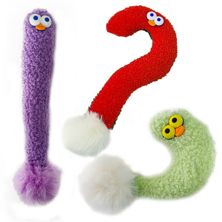 Moo - Interactive Goofy Curl Toss Cat Toy for wholesale by Cheerhunting