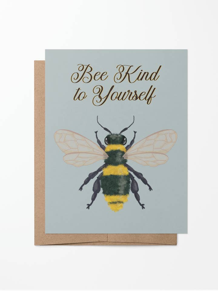 Sei gut zu dir selbst Karte | A2 Blanko für den Großhandel von Lucid Moon Studio, LLC