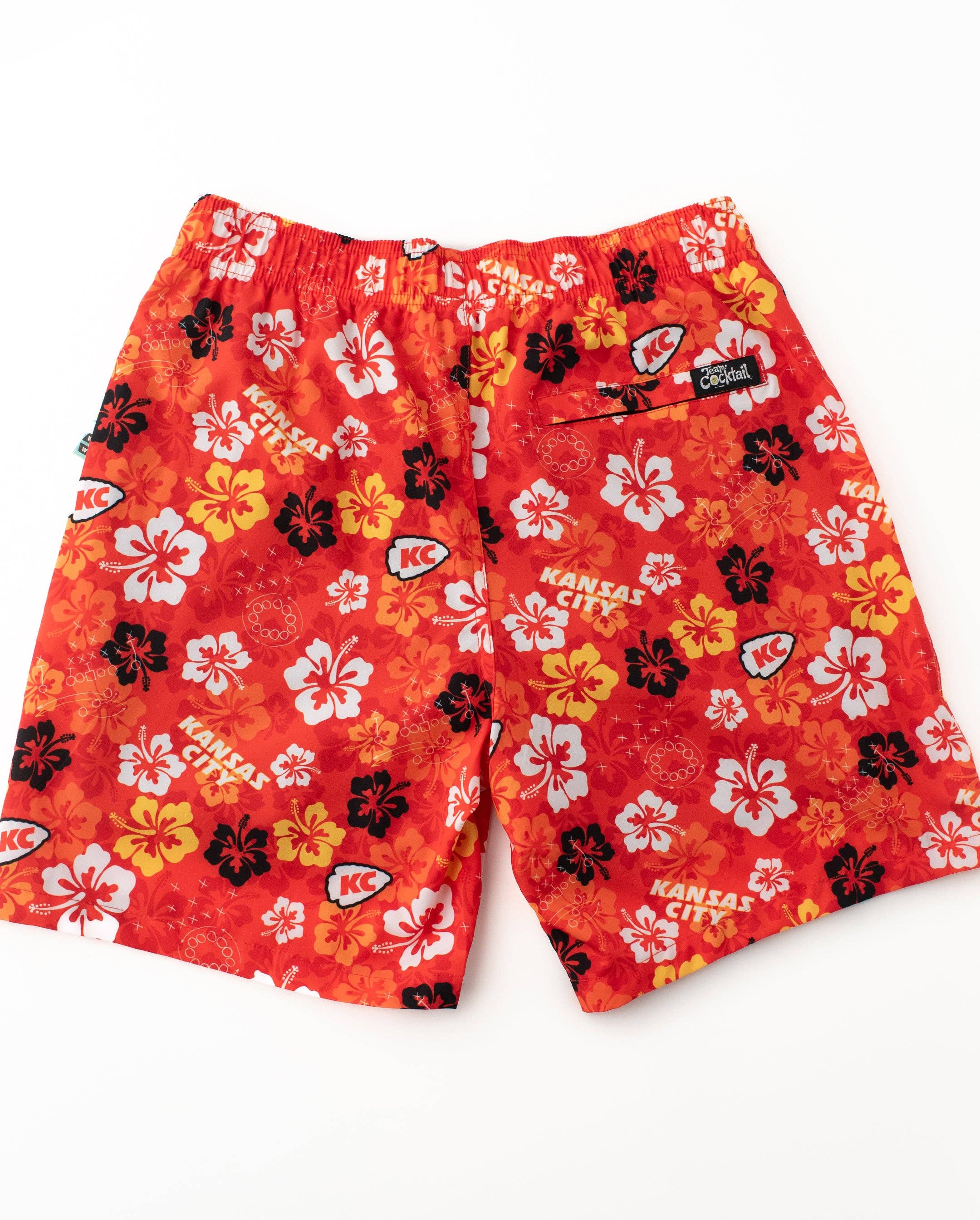 Team Cocktail - Wholesale Swim Shorts - Men's - Tropical Kansas City Hybrid Swim Shorts2