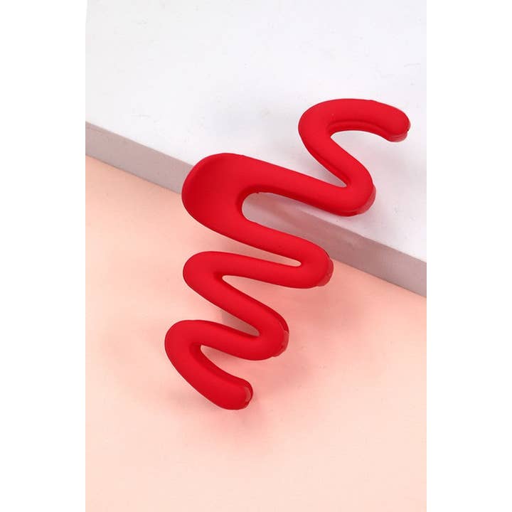 JOSSLYN by wall to wall – Clips para cabelo - Mulher por atacado – CLIPS DE GARRA PARA CABELO FOSCO ZIGUEZAGUE | 40H6236