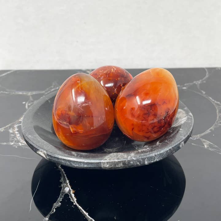 The Crystal Tabby - Wholesale Spiritual Stone/Crystal - Carnelian Egg