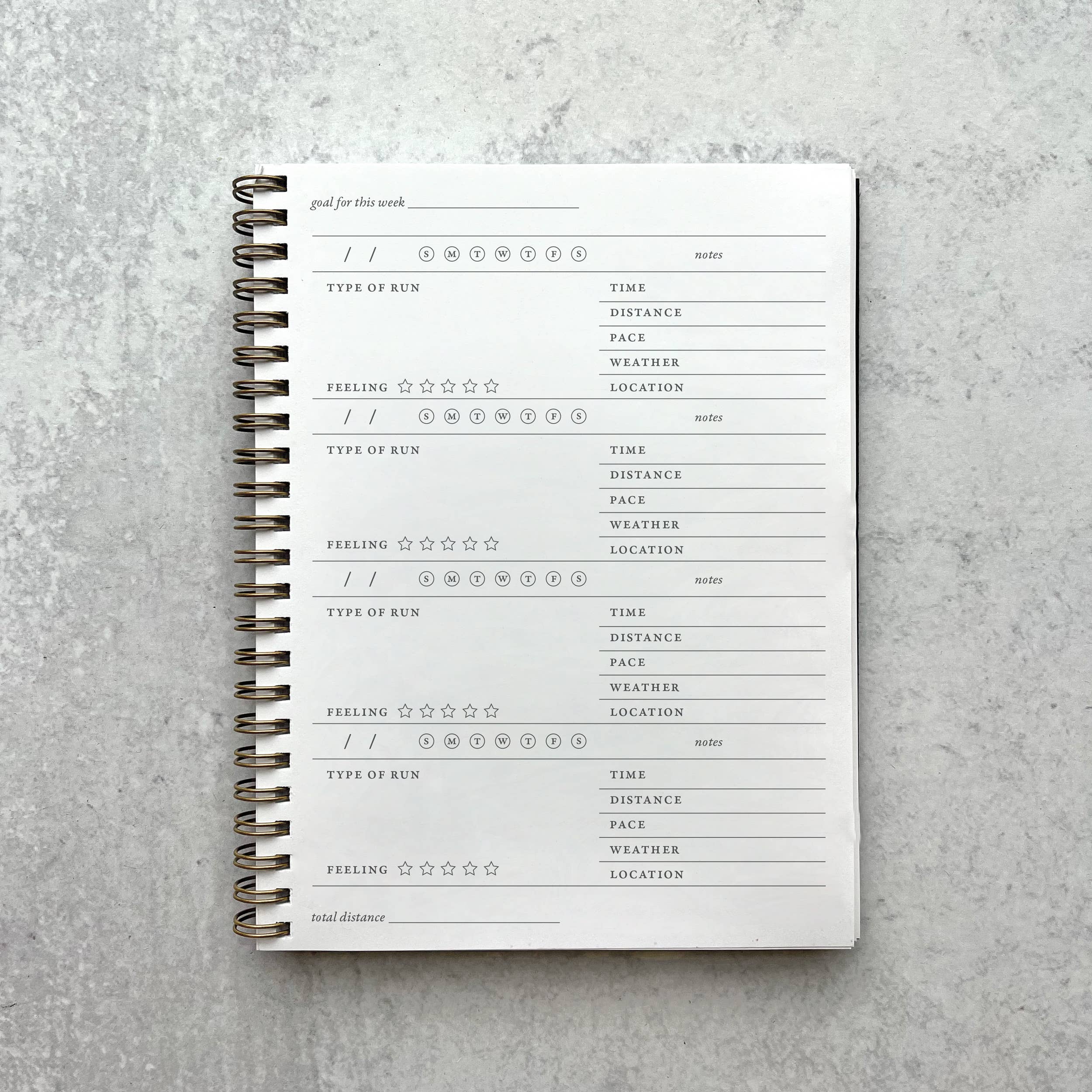 Wild Ink Press - Wholesale Journal/Diary - Running Log1