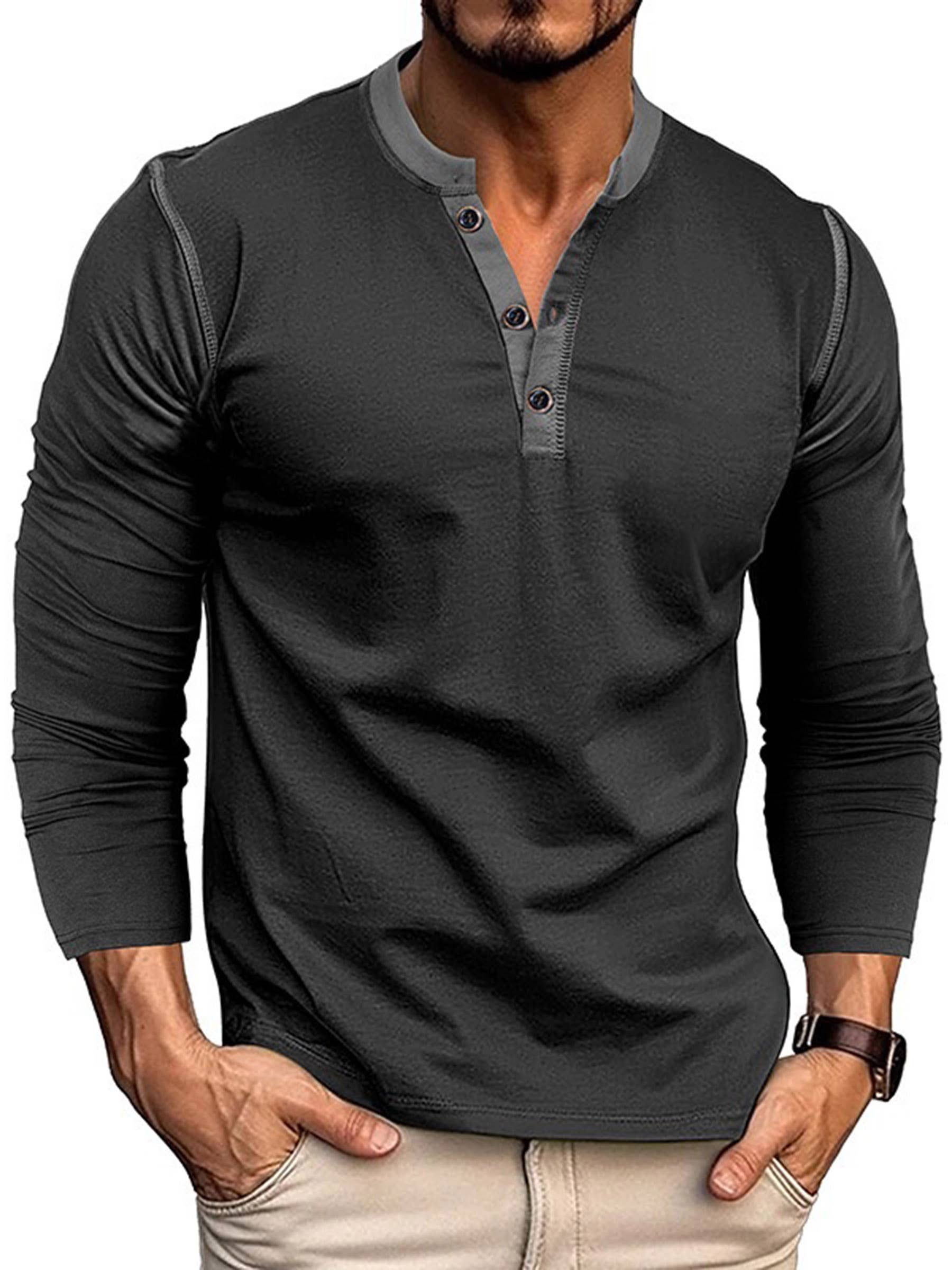 Wholesalesir - Vente T-shirt – homme - T-shirt Henry à manches longues1