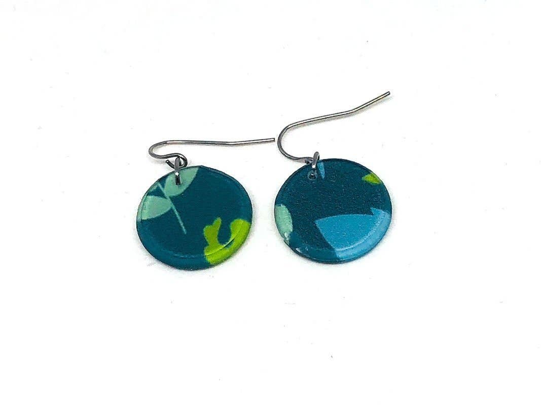 dconstruct - Vente Boucles d'oreilles pendantes - Boucles d'oreilles Ecoresin - Cercle3